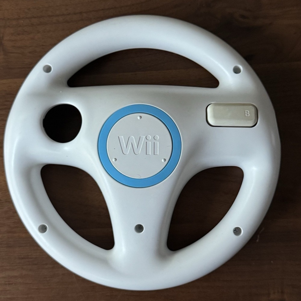 Mario Kart Racing Steering Wheel for Nintendo Wii Remote Game Controller OEM